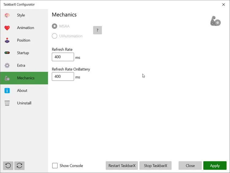 TaskbarX – Hướng dẫn tải, trải nghiệm và tùy chỉnh thanh tác vụ theo cách bạn muốn