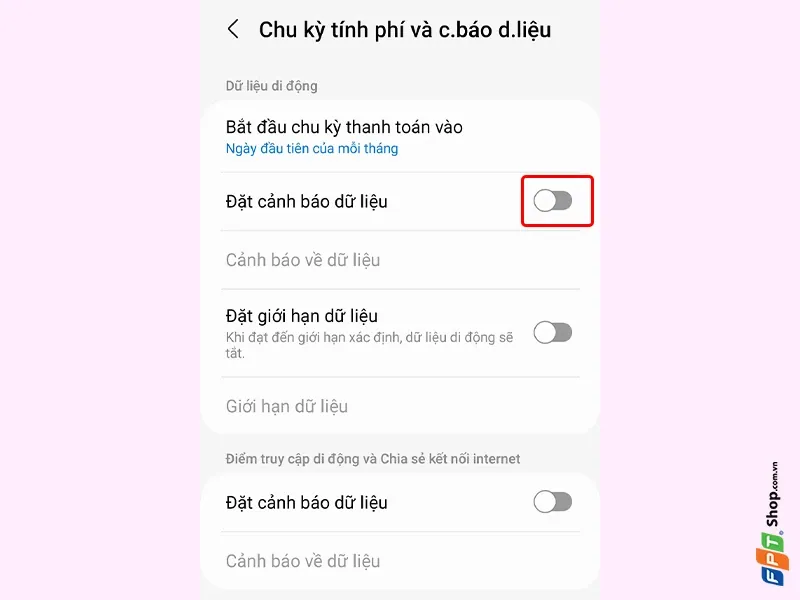 Tắt cảnh báo dữ liệu Samsung chỉ với vài thao tác đơn giản, tạm biệt thông báo dữ liệu phiền nhiễu
