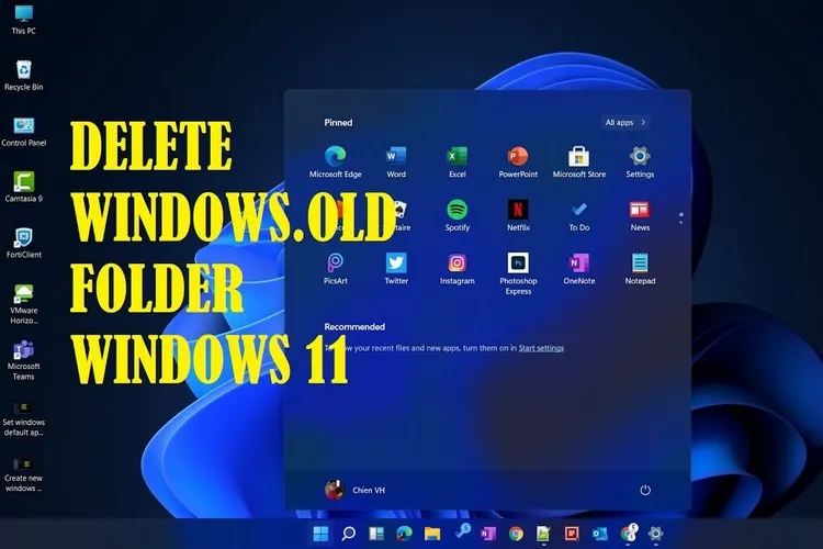 Tất tần tật cách xóa thư mục Windows.old trên Windows 11