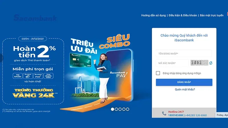 Tất tần tật về cách đăng ký Internet Banking Sacombank