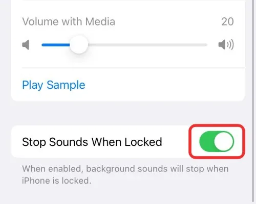 Tất tần tật về cách sử dụng Background Sounds trên iOS 15