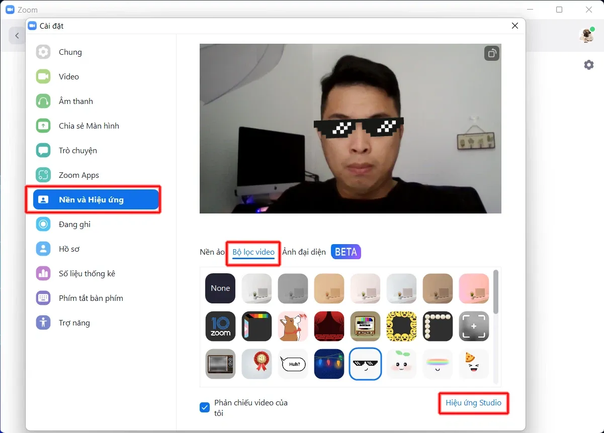 Tất tần tật về filter Zoom 3 Tất tần tật về filter Zoom: Cách học Zoom có filter, cách lấy filter Instagram trên Zoom…