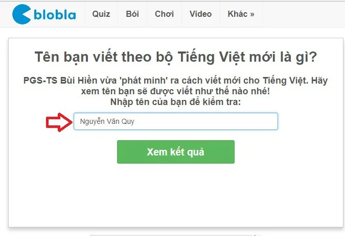 Tên của bạn như thế nào khi viết dưới ngôn ngữ “Tiếq Việt” cải tiến