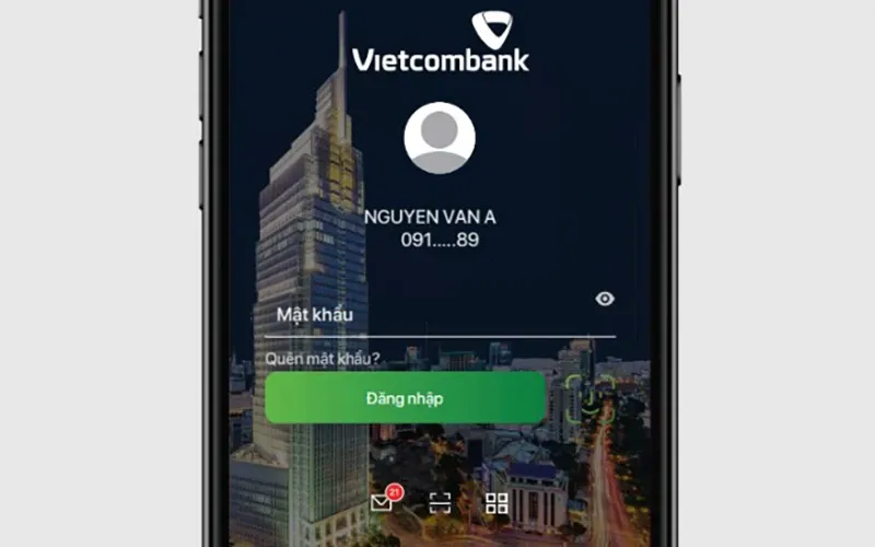 Thay đổi số điện thoại đăng ký thẻ ATM Vietcombank online tại nhà