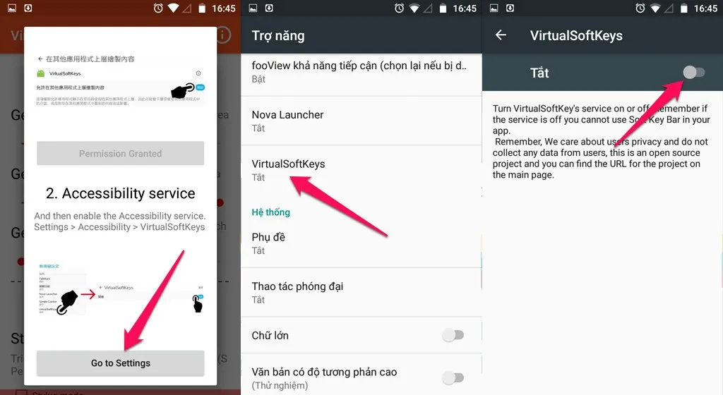 Thêm ba phím điều hướng ảo vào màn hình cảm ứng trên Android với Virtual SoftKeys