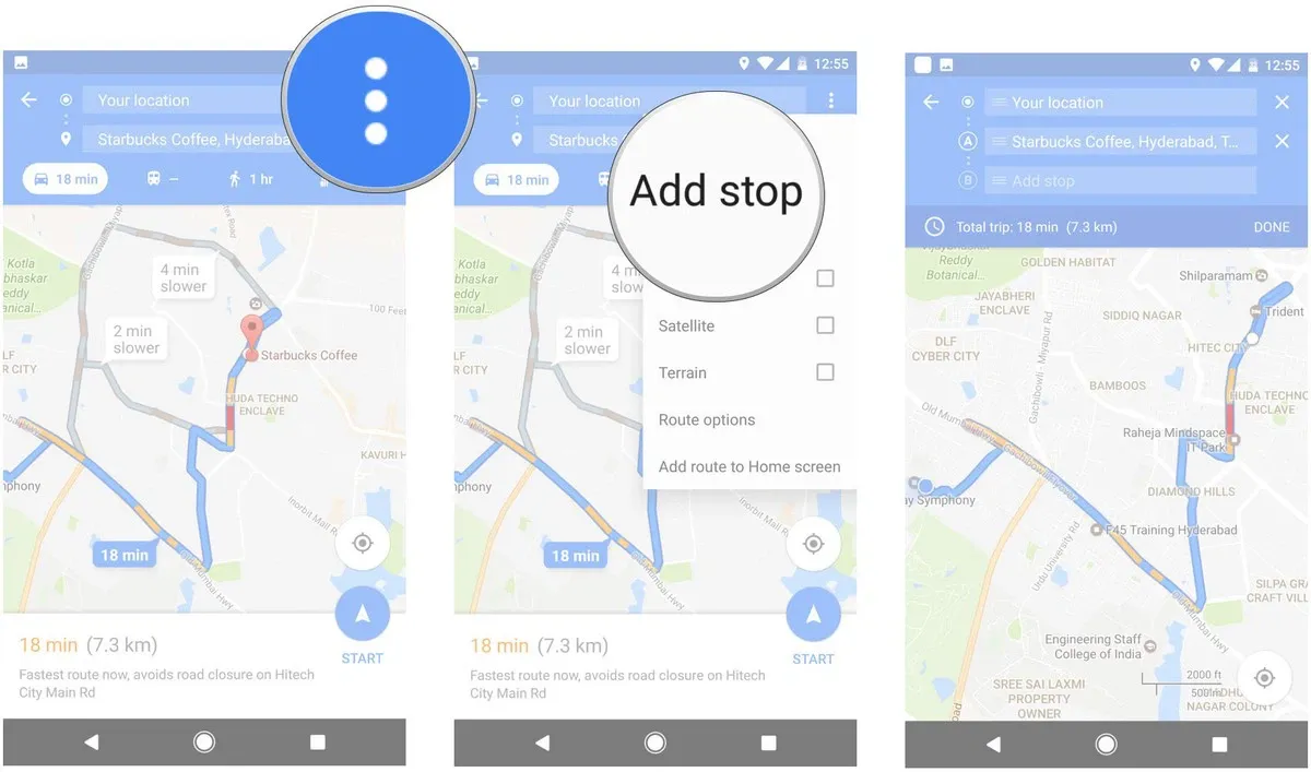 Thêm nhiều địa điểm dẫn đường trên Google Maps