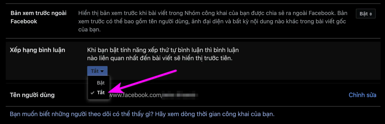 Thiết lập này giúp bạn không bỏ sót bình luận trên Facebook