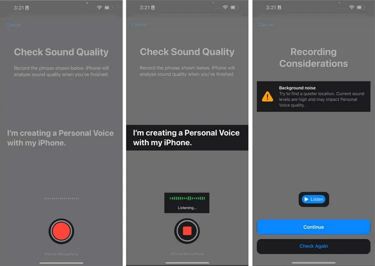 Thiết lập và sử dụng Personal Voice trên iOS 17 nhất định bạn phải biết