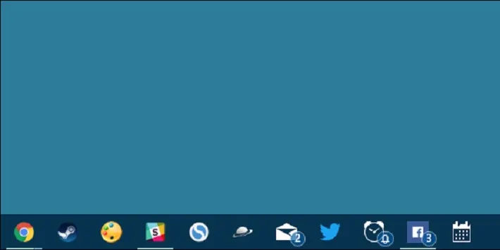 Thu gọn các biểu tượng trên thanh taskbar của windows 8 và 10