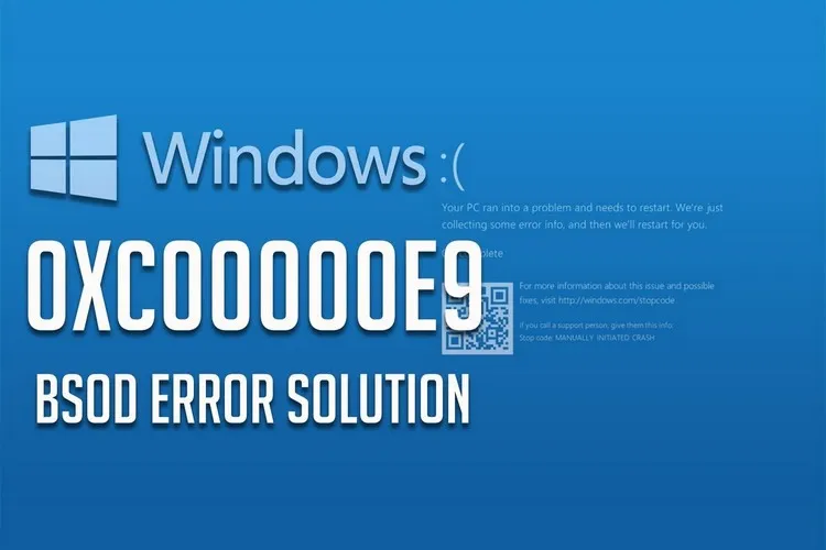 Thử ngay cách sửa mã lỗi 0xc00000e9 trên Windows 10