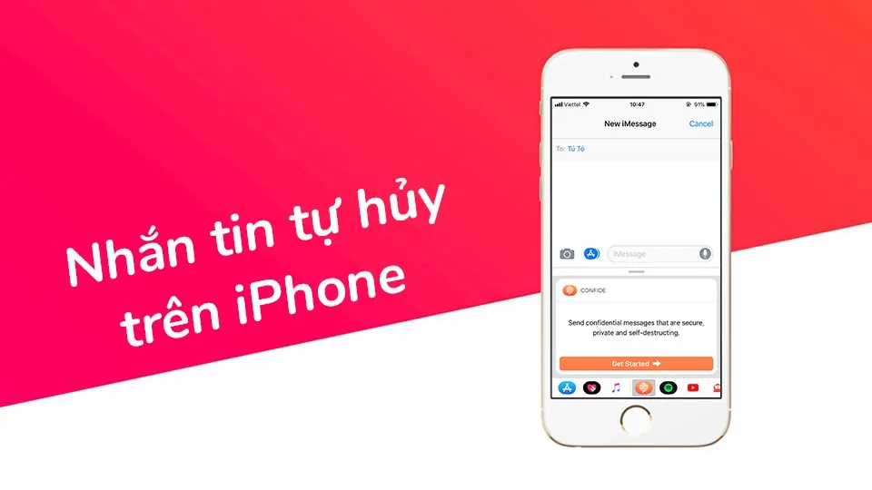 [Thủ thuật] Cách gửi tin nhắn, hình ảnh tự hủy trên iPhone