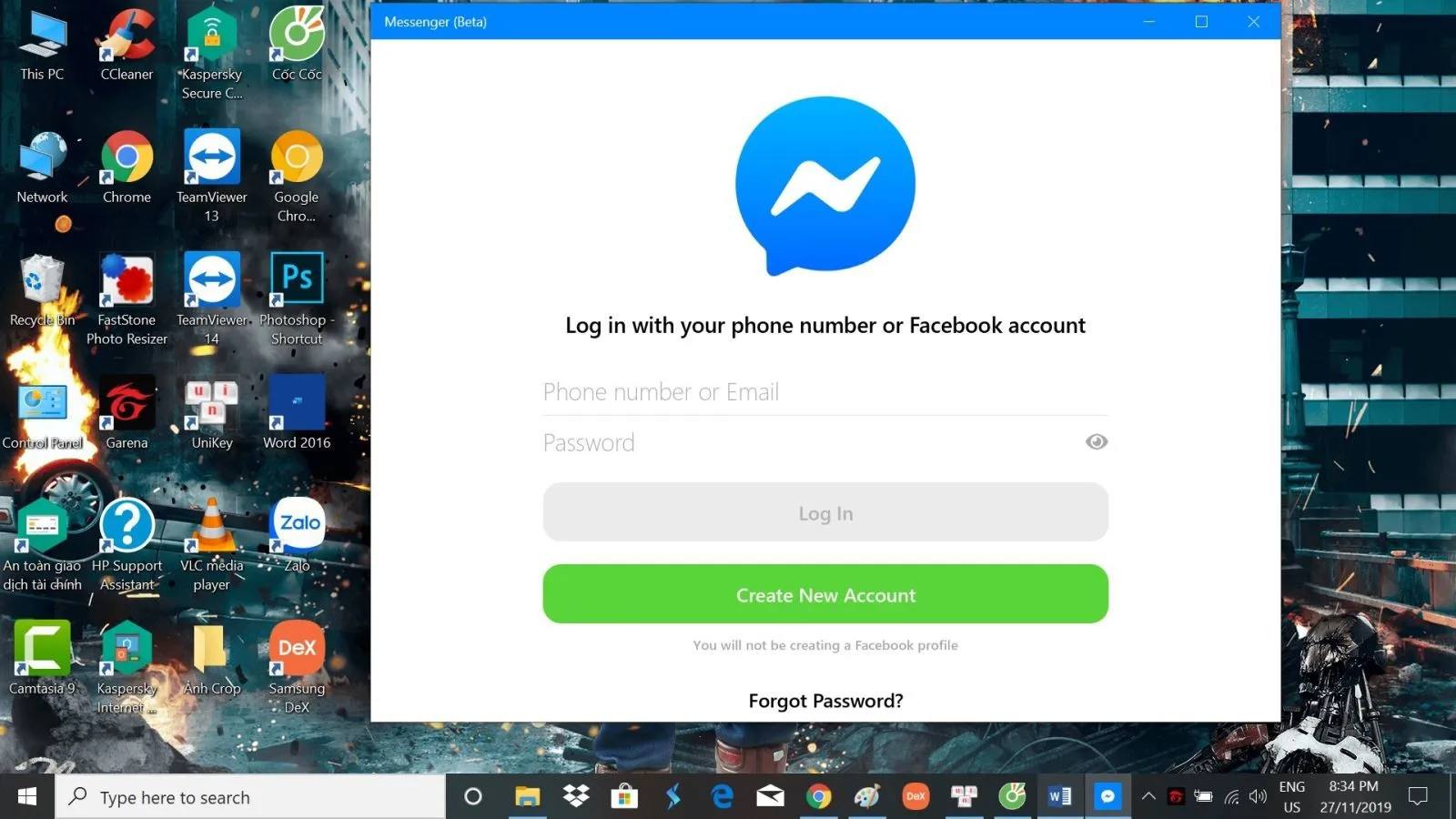 Thủ thuật cài đặt Facebook Messenger trên PC có cả chế độ Dark Mode