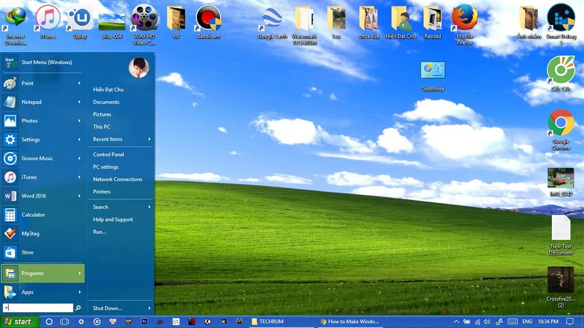 Thủ thuật cài giao diện Windows XP lên Windows 10