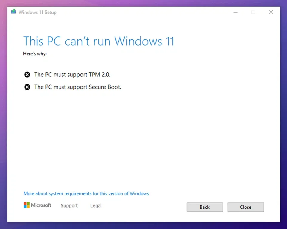 Thủ thuật cài Windows 11 cho máy tính không hỗ trợ TPM 2.0