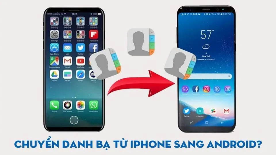 Thủ thuật chuyển danh bạ từ iPhone sang Android cực nhanh mà ai cũng có thể áp dụng