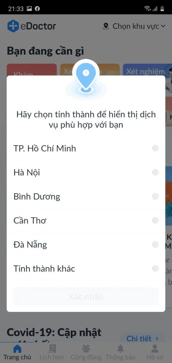 Thủ thuật đặt lịch khám bệnh, xét nghiệm online, liên hệ với bác sĩ tại nhà cho an toàn khi đang dịch Covid-19