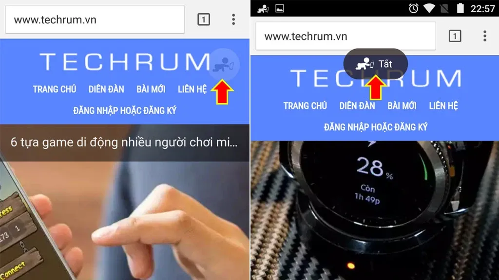 Thủ thuật giới hạn phạm vi thao tác trên màn hình Android