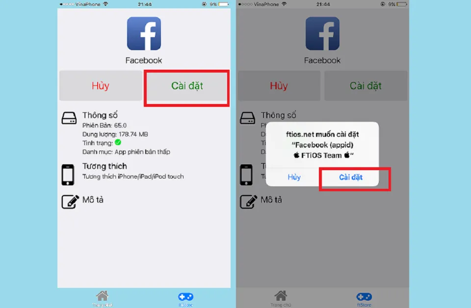 [Thủ thuật] Hạ cấp Facebook, Messenger trên iPhone, nhẹ hơn, ít lag/lỗi hơn