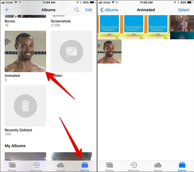 Thủ thuật hay trên iOS 11: lưu ảnh GIF trên iPhone, iPad