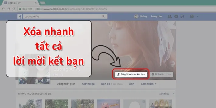 [Thủ thuật] Hướng dẫn xóa nhanh tất cả lời kết bạn đã gửi đi trên Facebook trong nửa nốt nhạc!