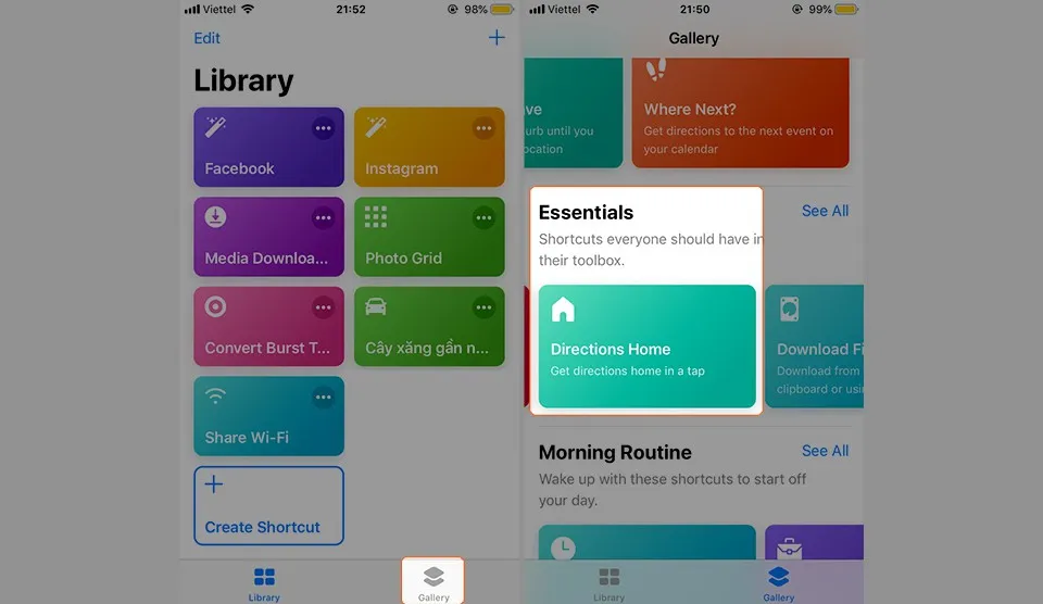 [Thủ thuật iOS] Tìm đường về nhà nhanh chóng với Siri Shortcuts