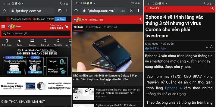 Thủ thuật kích hoạt chế độ nền tối cho Google Chrome trên Android