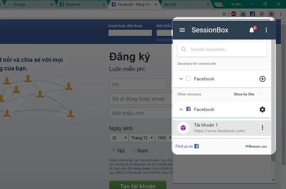 [Thủ thuật] Sử dụng nhiều tài khoản Facebook, Email cùng một lúc trên Google Chrome!