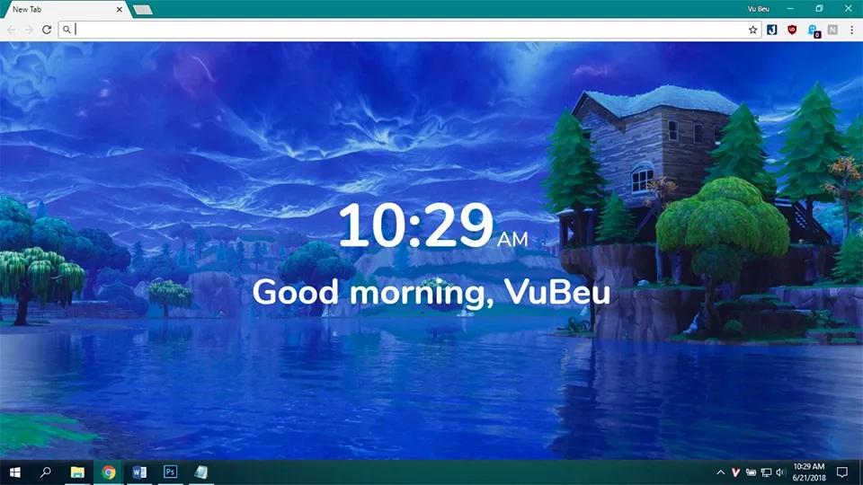 [Thủ thuật] Tạo giao diện mở tag mới ấn tượng trên trình duyệt Google Chrome!