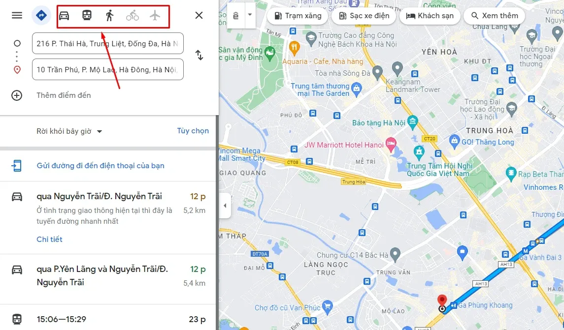 Thủ thuật xuất bản đồ từ Google Maps để điều hướng trên ứng dụng khác