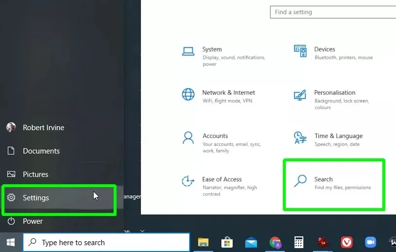 Tìm bất cứ thứ gì bằng Enhanced Search trên Windows 10