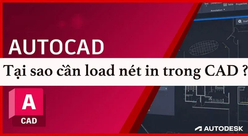 Tìm hiểu cách load nét in trong CAD dễ hiểu, kèm ví dụ minh hoạ