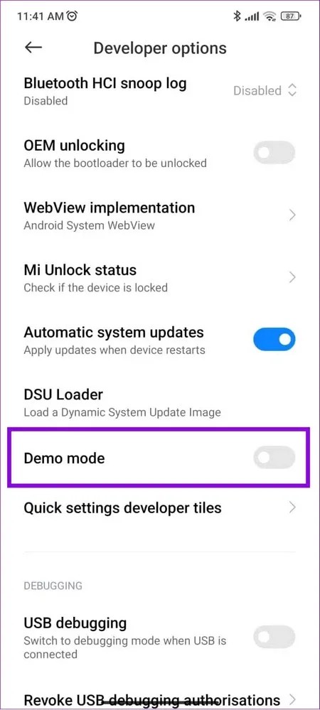 Tìm hiểu chế độ demo trên Android và cách kích hoạt