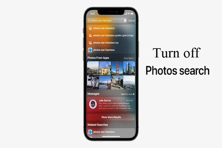 Tìm hiểu ngay cách ngăn hình ảnh xuất hiện trong tìm kiếm Spotlight trên iPhone