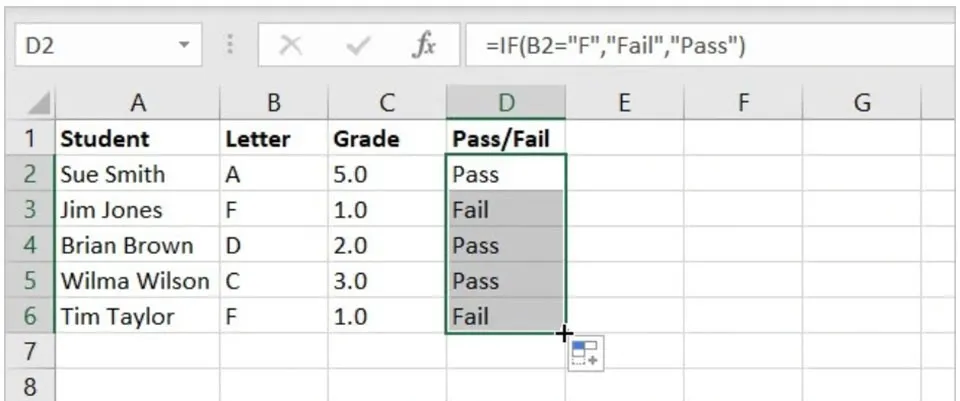 Tìm hiểu về công thức và cách sử dụng hàm IF trong Excel