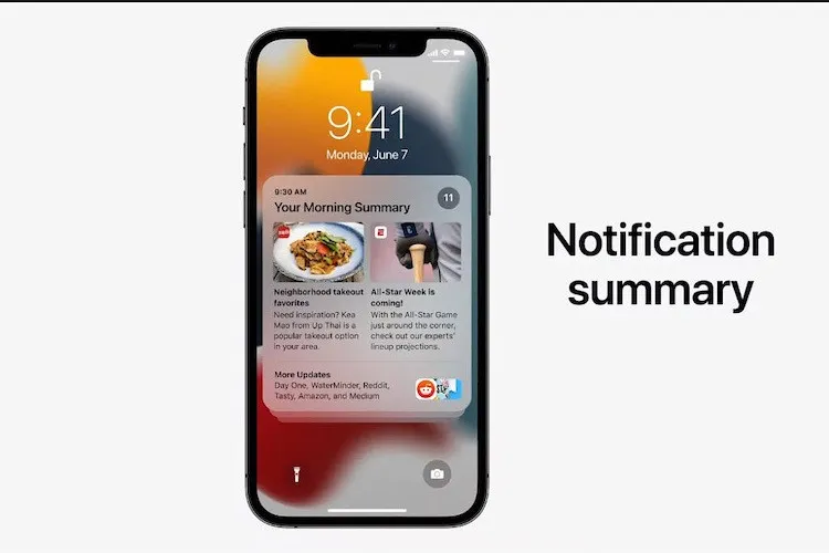 Tính năng thông báo Notification Summary trên iOS 15 cực kì thú vị không phải ai cũng biết