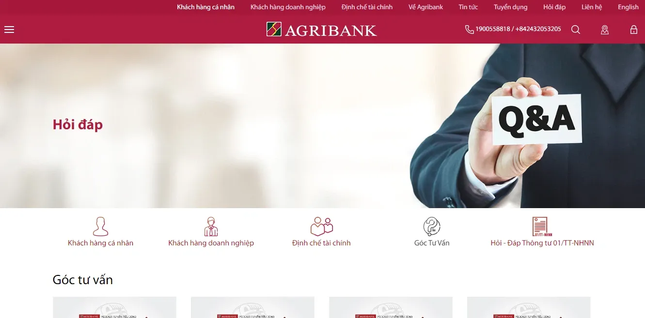 Tổng đài Agribank – Số điện thoại ngân hàng Agribank 24/7