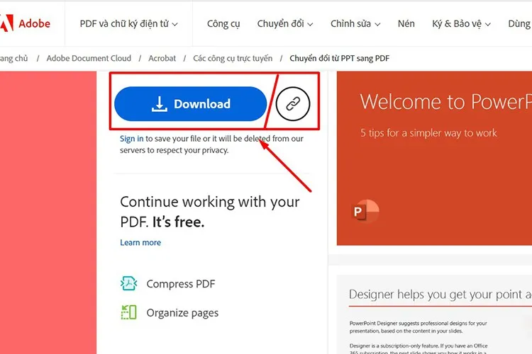 Tổng hợp 5+ cách chuyển PowerPoint sang PDF nhanh chóng thực hiện trên máy tính và điện thoại