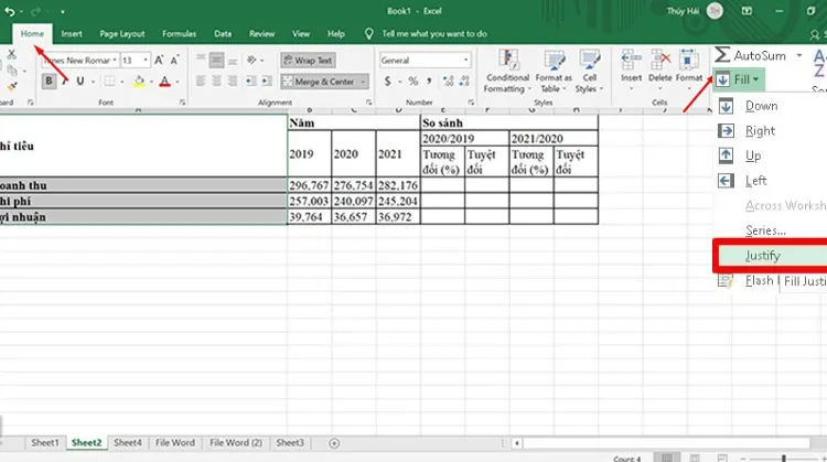 Tổng hợp 5 cách gộp ô trong Excel đơn giản giúp bảng tính đẹp và chuyên nghiệp hơn