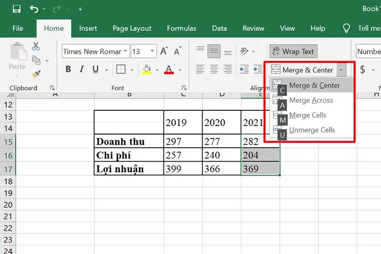 Tổng hợp 5 cách gộp ô trong Excel đơn giản giúp bảng tính đẹp và chuyên nghiệp hơn