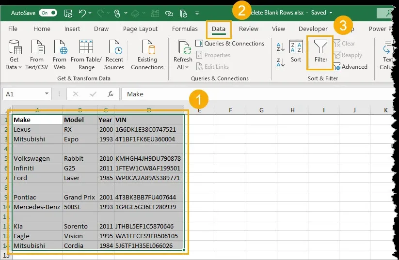 Tổng hợp 7 cách xóa dòng trống trong Excel nhanh chóng không phải ai cũng biết