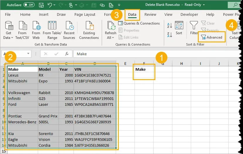 Tổng hợp 7 cách xóa dòng trống trong Excel nhanh chóng không phải ai cũng biết