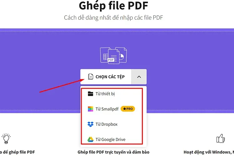 Tổng hợp 9 cách ghép file PDF nhanh chóng, hiệu quả cho nhiều file cùng lúc