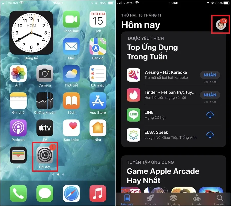 Tổng hợp các cách cập nhật ứng dụng trên iPhone