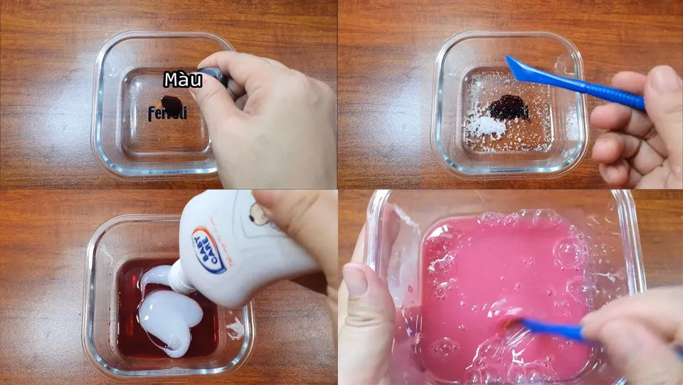 Tổng hợp các cách làm slime bằng muối không cần hồ từ nhiều nguyên liệu khác nhau