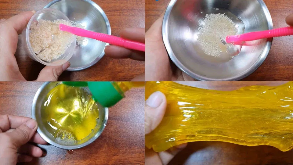 Tổng hợp các cách làm slime bằng muối không cần hồ từ nhiều nguyên liệu khác nhau