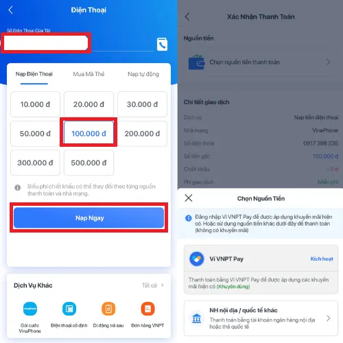 Tổng hợp các cách nạp tiền điện thoại VinaPhone tiện lợi
