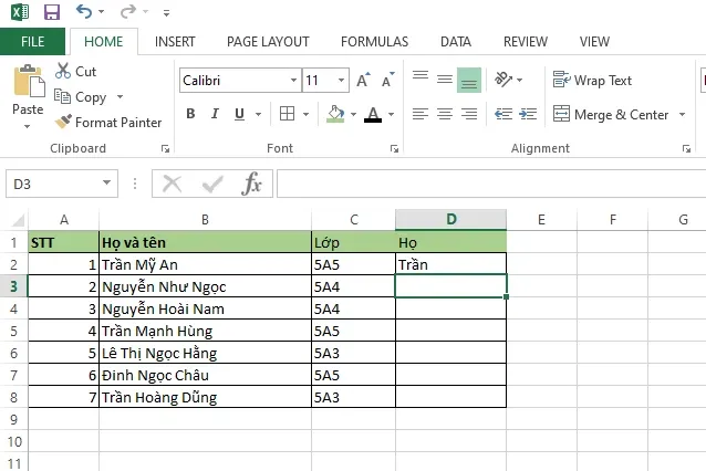 Tổng hợp các hàm cơ bản trong Excel 2017