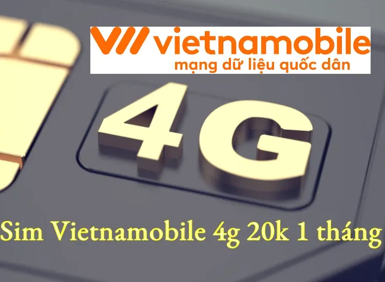 Tổng hợp gói cước dành cho sim Vietnamobile 4G 20k 1 tháng