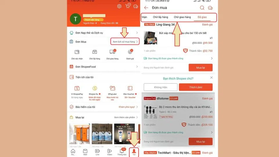 Tổng hợp những cách xóa lịch sử mua hàng Shopee nhằm bảo mật thông tin