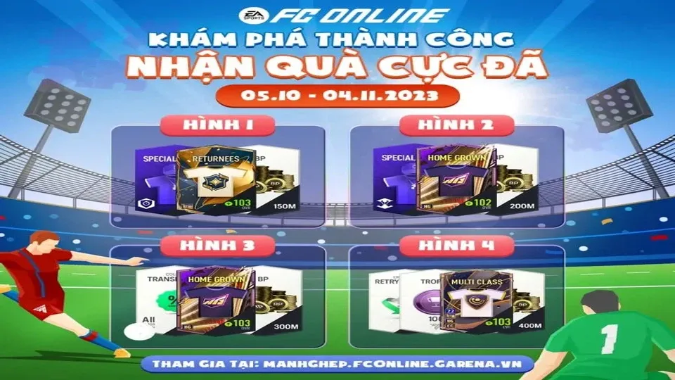 Tổng hợp tất cả những sự kiện FC Online cực kỳ siêu hot đến từ nhà phát hành game